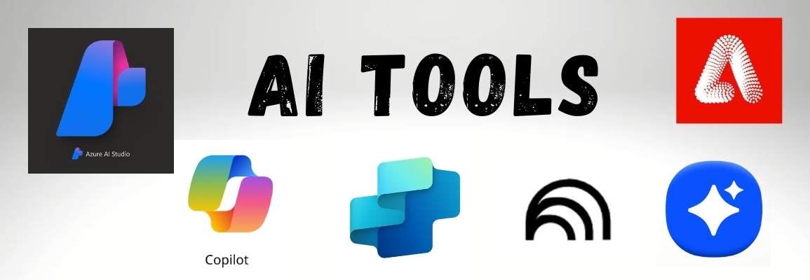 Available AI Tools at App State include Microsoft Copilot, Copilot Studio and Azure AI Foundry as well as Google NotebookLM, Adobe Firefly and Zoom AI Companion. This image depicts the logos of each tool.